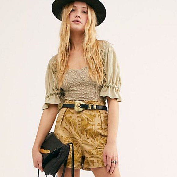 Free People Pants - Free People High Rise Utility Shorts NWT